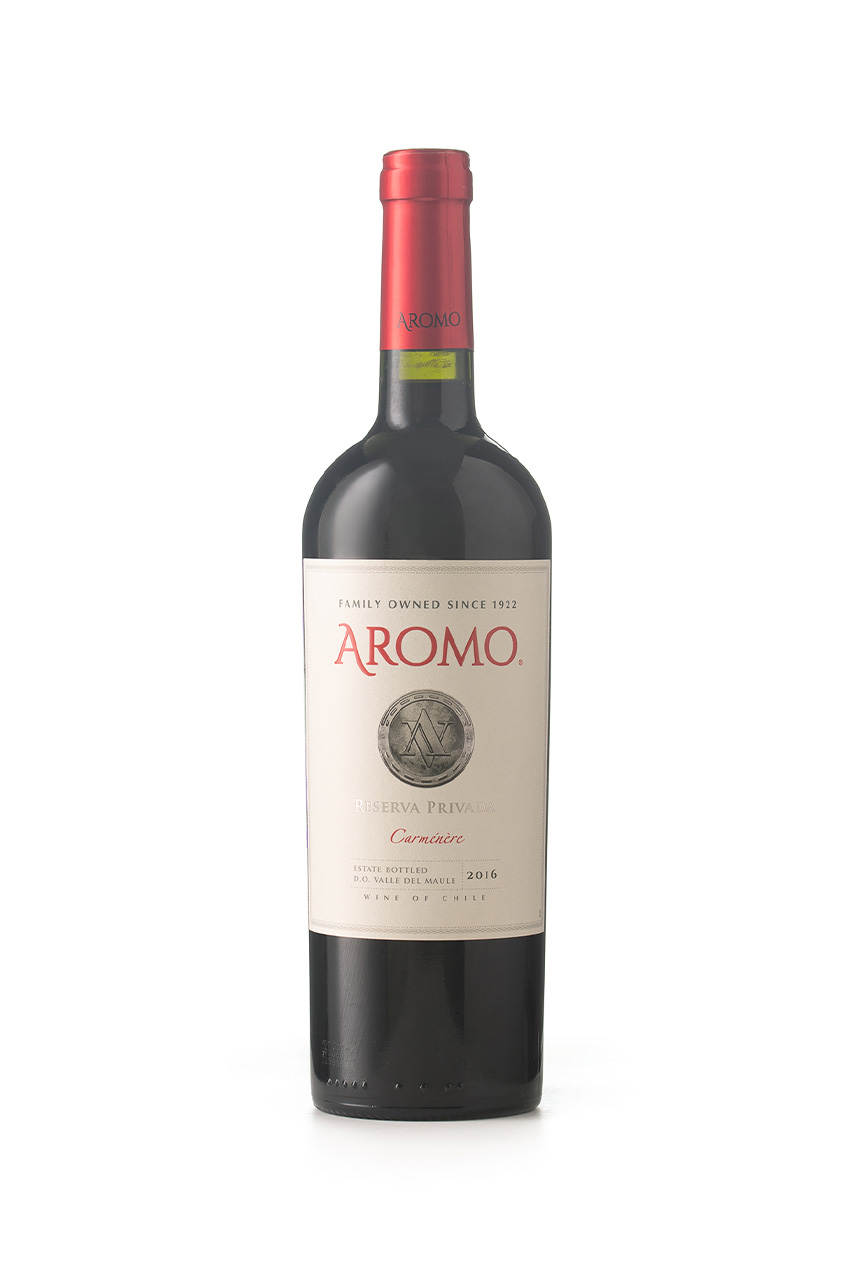 Вино Аромо Резерва Привада, Карменер, DO, красное, сухое, 0.75л